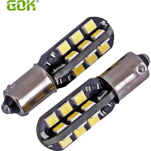 Free shipping 4pcs/lot BA9S led 2835 smd T4W White CANBUS led Error Free Interior Car H6W ba9s 24smd LED Light ba9s LED Bulb 12V