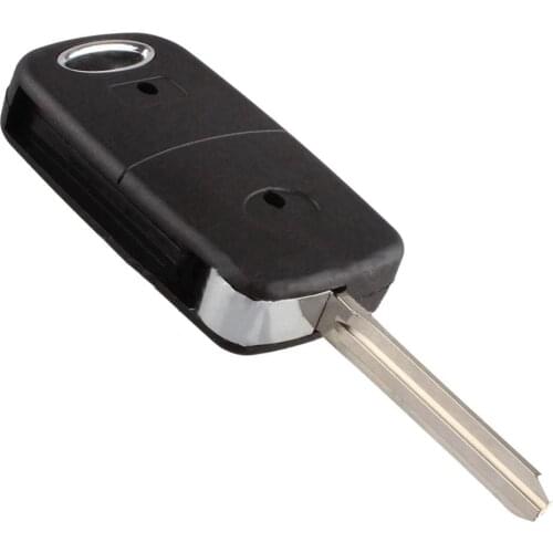 2 Buttons Flip Folding Remote Key Shell Case Cover Fob for Toyota Camry Corolla