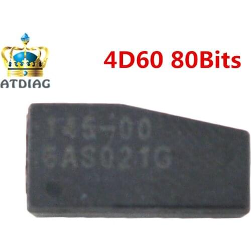 ID4D60 4d60 80bit blank Transponder Chip GOOD QUALITY virgin chip for Car keys 1pcs