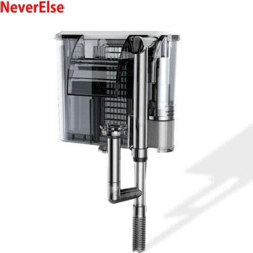 6Kind Aquarium Filter External Hanging Waterfall Maker Clean Oil Film Surface Skimmer Fish Tank Filter Box Adjustable Water Flow