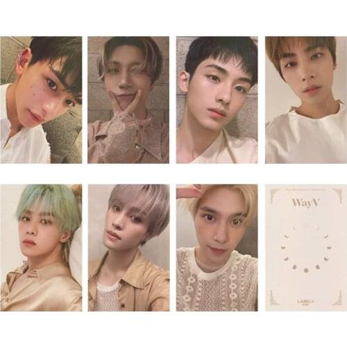 7Pcs/Set Kpop Wayv Photocards Self-made High Quality HD Print Lomo Card
