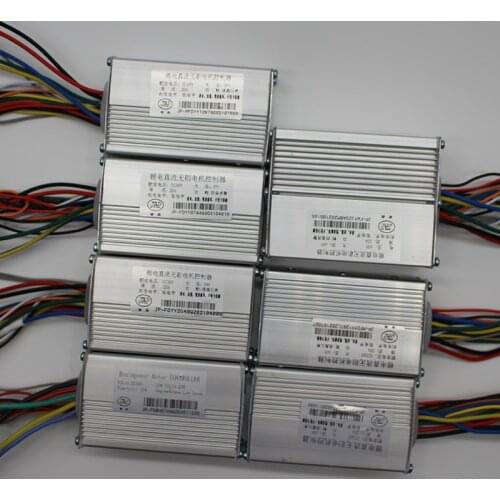 FengQi Electric Scooter Controller Box Motor Brushless J&P 36V/48V/52V/60V Controller with LCD Display Panel for E-Bike