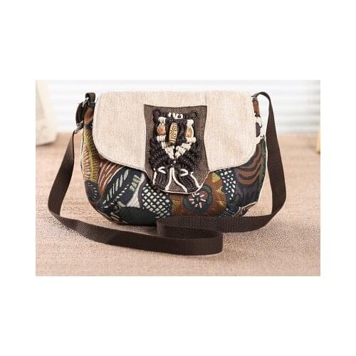 Fashion National String Appliques Women Shopping Handbags!Nice Floral Embrossing Shoulder&Crossbody bags New Lady Small Carrier