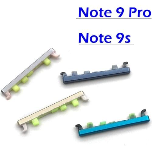 New Power Button+Volume Side Button For Xiaomi Redmi Note 9S 9 Pro