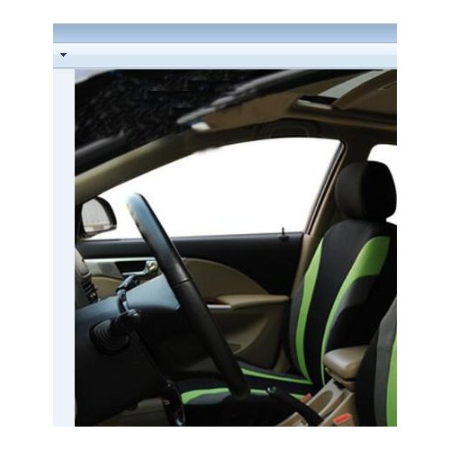 One Piece Front Seat Cover Car Seat Covers Universal Fit Polyester 3MM Composite Sponge Car Styling Lada Car Cases Seat Covers