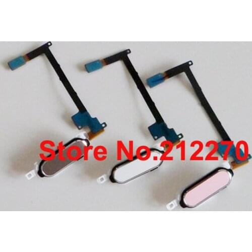 YUYOND 30pcs/lot Genuine Original New Home Button With Flex Cable For Samsung Galaxy Note 4 Gray/White/Pink Wholesale