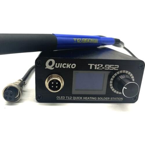 Quick Heating T12 soldering station electronic welding iron 2020 New version STC T12 OLED Digital Soldering Iron T12-952 QUICKO