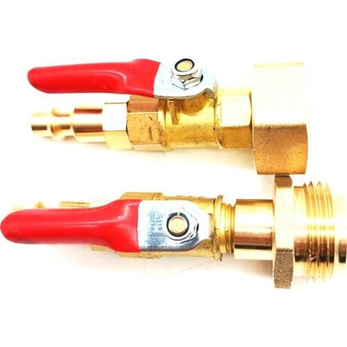 2PCS Winterize Adapter with 1/4Inch Male Quick Connecting Plug and 3/4inch Male