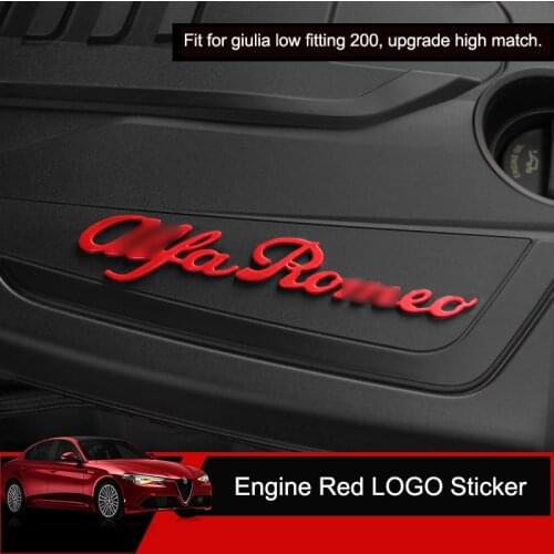 QHCP Car Fuel Tank Cap Car Logo Sticker Car Styling ABS Fuel Cover Car Engine Emblem Sticker For Alfa Romeo Giulia Free Shipping