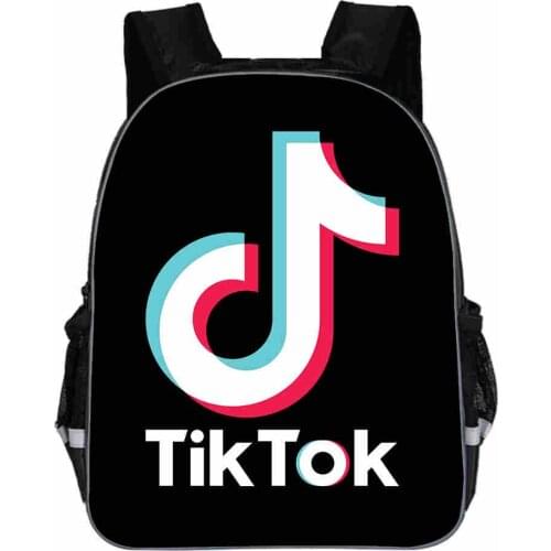 11-16inch TIK TOK School Bag For Primary Girls Boys High Capacity Nylon Waterproof Backpack Hot Mochila infantil