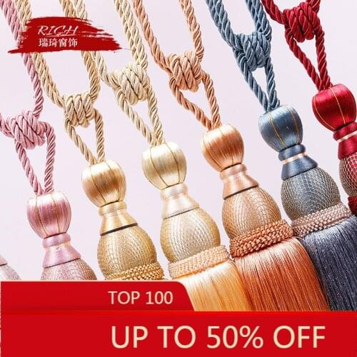 Curtain Accessories Accessories Manufacturers Supply 14-Color Gold Tennis Curtain Bandage Curtain Tassels Tassel Hanging Ball
