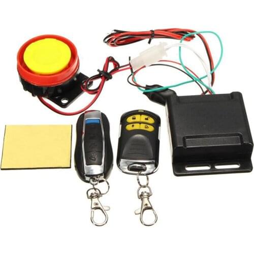 New 12V Motorcycle Bike Anti-theft Security Alarm System Scooter 125db Remote Control Key Shell Motorcycle Speakers Bike Alarm