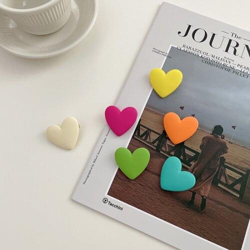 Hair Clip Elegant Heart Barrette For Women New Fashion 2021 Fashion Metal Girls Sweet Hairpins Barrettes Hair Accessories Gift