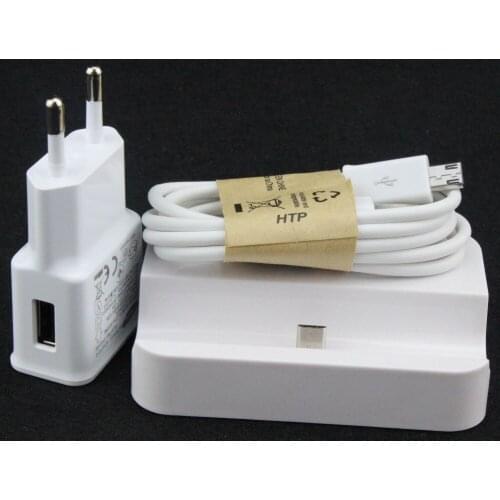 3in1 kit Charger Dock Station+ Travel Wall Charger Adapter + Date Sync Charging Charger Cable for Samsung Galaxy S2 S3 S4