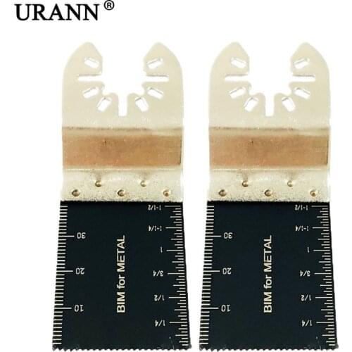 URANN 1/5Pcs 90x34mm Bimetal Universal Saw Blade Wood Cut Universal Oscillating Multi Tool Saw Blade for Renovator Power Tool