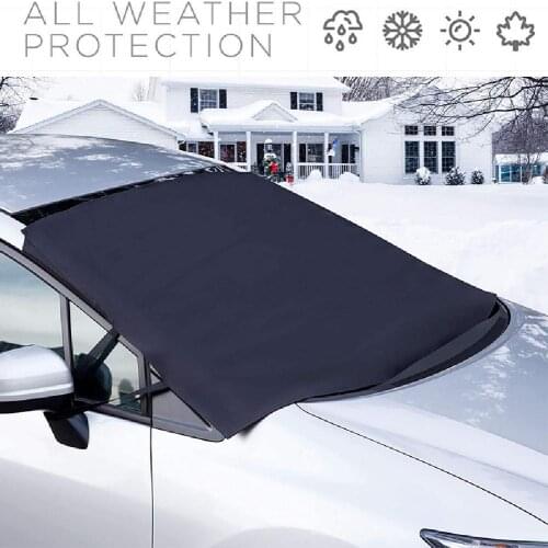 1PC Car Windscreen Windshield Frost Cover Outdoor Protector Cover for Winter Snow Wiper Exterior Shield Guard Keep Car Vehicle