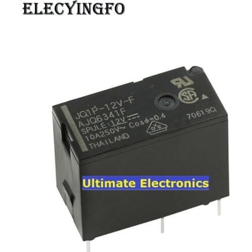 10pcs Relay JQ1P-12V-F AJQ6341F JQ1P-12V AJQ6341