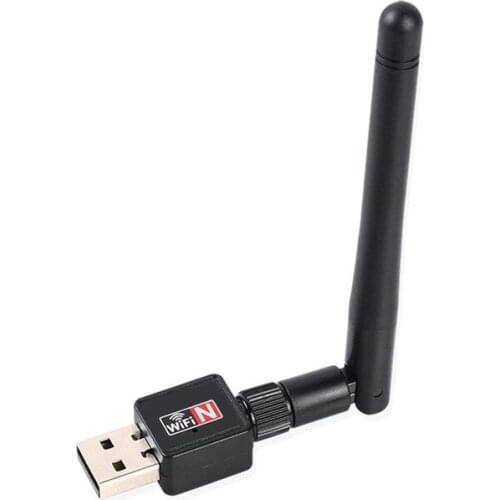 100pcs 150Mbps MINI Wireless USB WiFi Adapter Dongle Network LAN Card 802.11n/g/b Antenna wi-fi For WindowsXP/7 Vista Linux