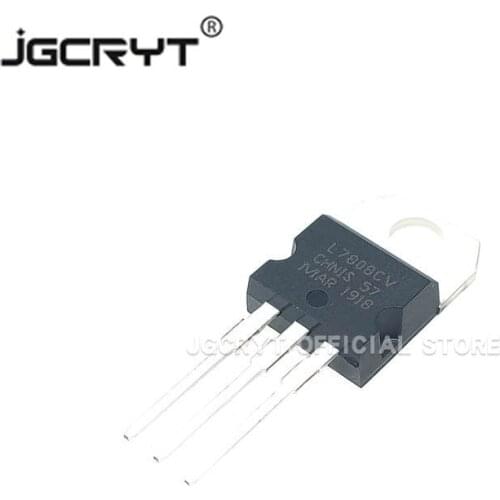 30Unids/lote L7808CV three-terminal voltage stabilizer TO-220 imported brand new original ST 7808 needs to be able to shoot dire