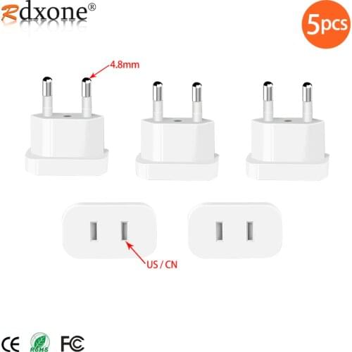 US to EU Adapter Electrical Socket US To EU Euro Europe Plug Power Plug Converter Travel Adapter