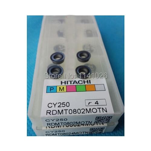 Free shipping HITACHI RDMT0802 MO TN CY250 Carbide Insert cutting tool For Face Mill Cutter TRS