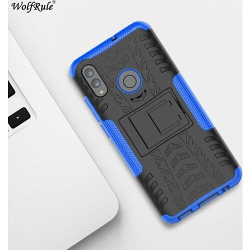 For Cover Huawei Honor 10 Lite Case TPU&PC Holder Armor Bumper Protective Back Phone Case For Huawei Honor 10 Lite Cover 6.21