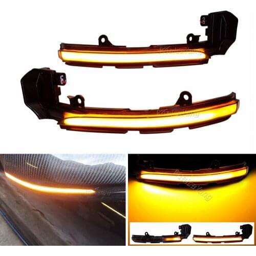 Dynamic Turn Signal Light For Jaguar XE XF XJ F-TYPE XK XKR I-PACE X250 X260 LED Side Mirror Sequential Indicator Blinker