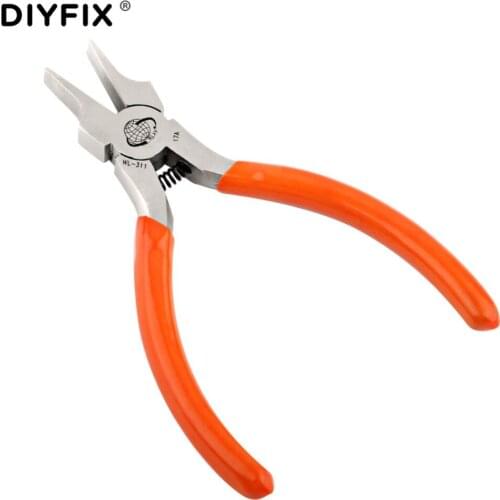 DIYFIX 4.9" Mini Flat Nose Pliers Jewelry Pliers Tools & Equipment Multifunction DIY Jewelry Making Handmade Tools Accessories