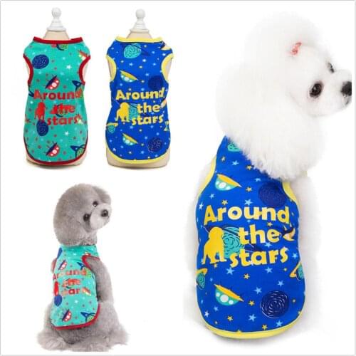 Breathable Pet Cat Dog Clothes Puppy Vest Summer for Small Dogs Summer Costume Chihuahua Yorkies Bulldog Pug T Shirt Clothing