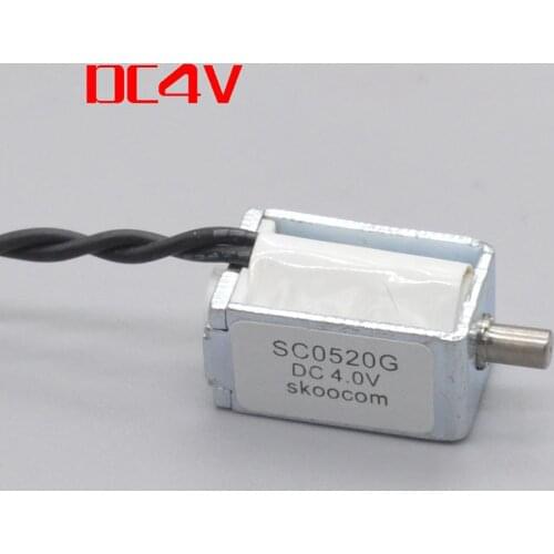 DC4V 100MA 0.4W Micro electromagnetic valve one-position one-pass normally open air exhaust valve,massage equipment