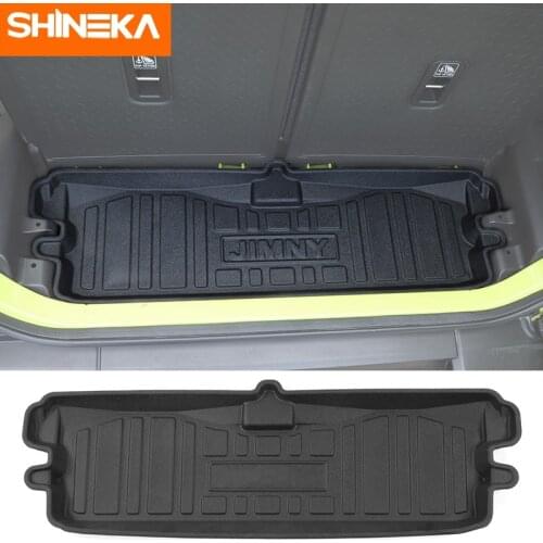 SHINEKA Car Cargo Liner Boot Tray Rear Trunk Cover Matt Mat Floor Carpet Kick Pad For Suzuki Jimny JB64 JB74W 2019+ Accessories