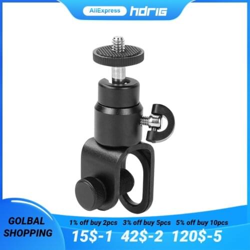 HDRiG Little Clip With Mini Ball Head For LED Light Mount Monitor For Photo Studio