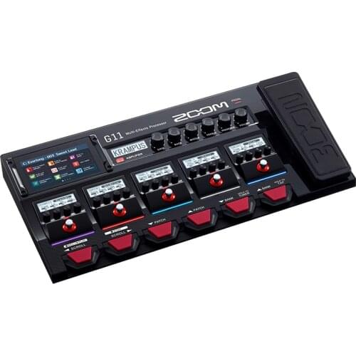 ZOOM G11 Multi-Effects Pedals Processor Integrated Pedal,Dedicated Amp Modeling Panel,Stomp Switches & Expression/Volume Control