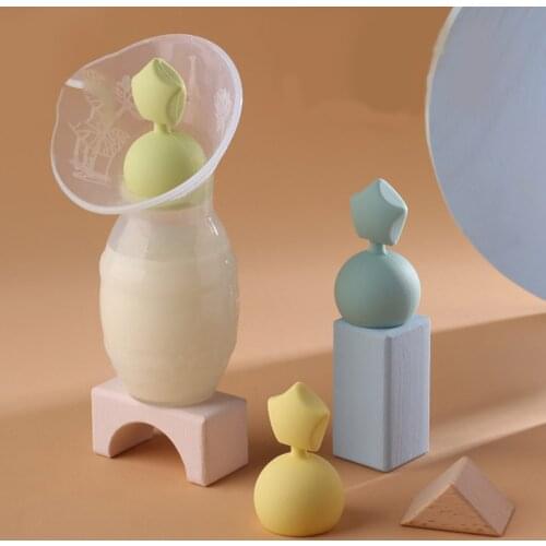 Milk Collector Breast Pump Partner Silicone Cute Star Shape Baby Breast Milk Breast Pumps Stopper Leak-Proof Cover Lid