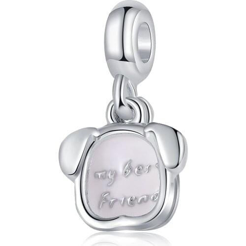 New Original Alloy Bead My Pet Dog Dangle Charm Fit Pandora Bracelet Bangle DIY Women Jewelry Dropship