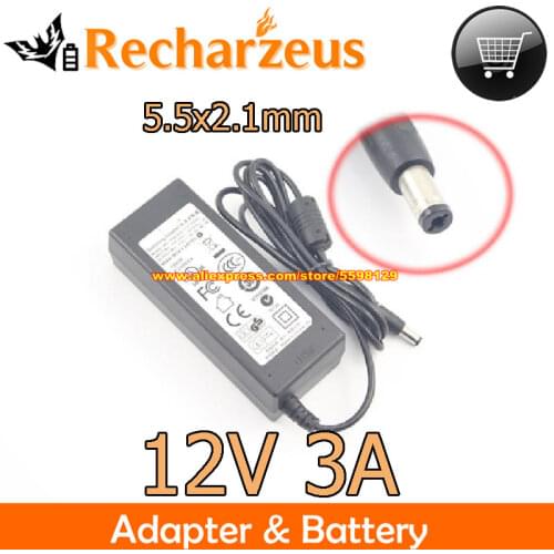 Genuine DVE DSA-36W-12 3 36 AC Adapter DSA-42D-12 120300 12V 3A 36W For Panasonic RFEA229E-AH DISPLAY MONITOR TONGFANG MINI S5