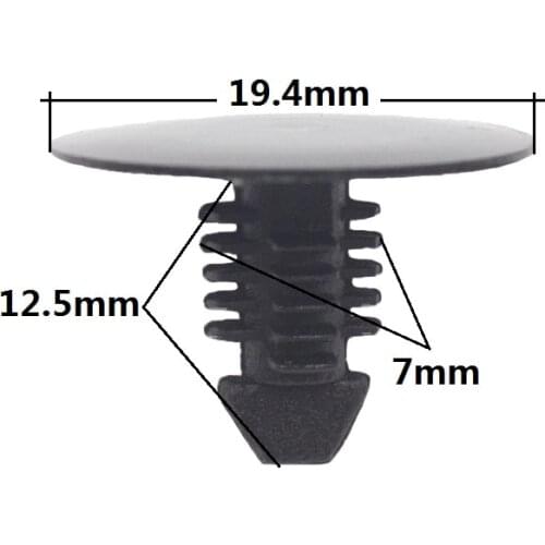 Plastic Rivets Vehicle Universal Auto Fasteners Rivet Car Roof Liner Trunk Cover Molding Trim Acoustic Mat Retainer Clips