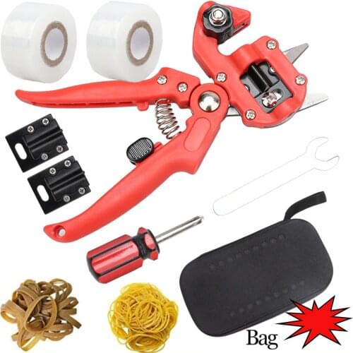 Hot Garden Tools bulk price Grafting Pruner Chopper Vaccination Cutting Tree Gardening Tools with 2 Blade Plant Shears Scissor