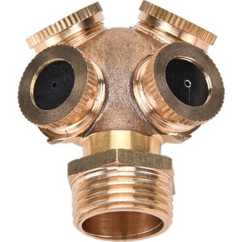 2021 professional Sprayer Adjustable Brass Spray Misting Nozzle Agricultural Gardening Irrigation Equipment Lawn Sprinklers