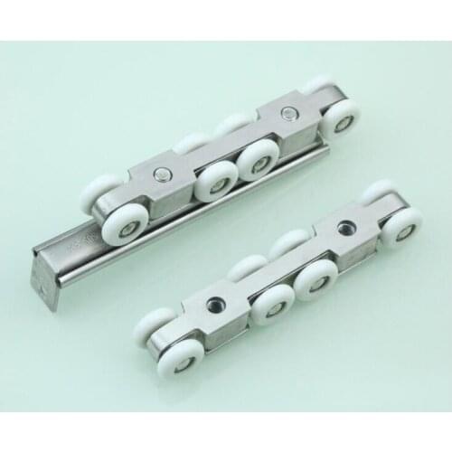 Stainless Steel Sliding Door Rollers Bear 50KG Sliding Door Rollers Hanging Wheels Bedroom Meeting Wardrobe Door Roller Wheels