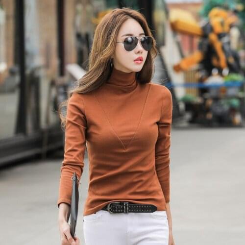 S-XL 10 color New Spring Top Sexy T Shirt Women Elasticity T-Shirt Tee Woman Clothes Slim Tshirt Female Skinny Long Sleeve Tops