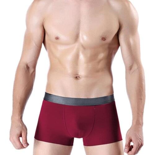 Men Boxers Plus Size Sexy Fashion Men Seamless Breathable Boxers Panties Shorts Underwear Mens Underwears 2021