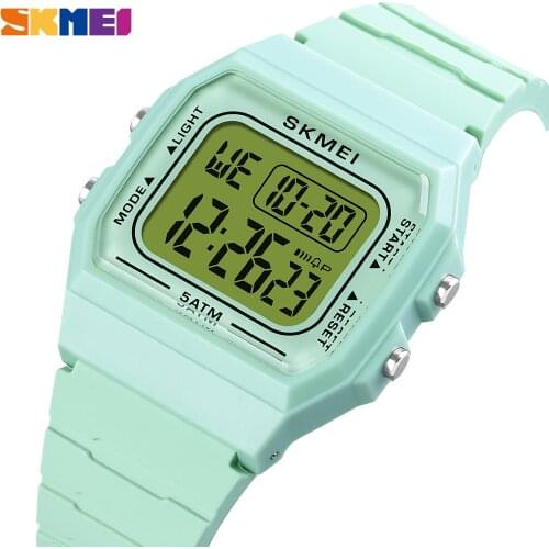 Sport Watch For Women Men Luxury Led Light Electronic Watches Top SKMEI Wristwatch Count Down Stopwatch Clock For Gift 2021 New