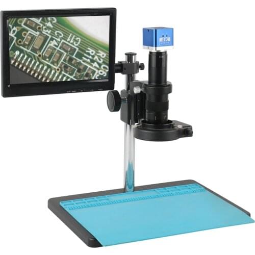 Full HD MINI 4K 1080P Sony Sensor IMX334 Electronic Video Microscope Camera HDMI USB Type-c Magnifier For Welding Repair