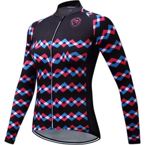 Weimostar Long Sleeve Women Cycling Jersey Top mtb team Riding Clothes Bike Cycling Clothing Summer Autumn Outdoor Sportswear