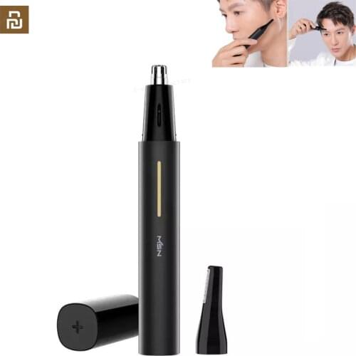 Xiaomi MSN LED Electric Nose Hair Trimmer Dual Blade Smart Touch Control Waterproof Self-washing Technology Nasal Hair Cleaner