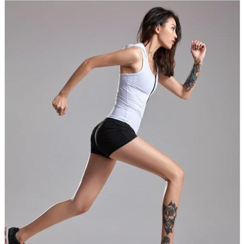 Womens Gym Outfit T Shirt Sport Tank Training Crops Top for Running Jogging Clothing Gym Female Fitness Sleeveless Active Wear