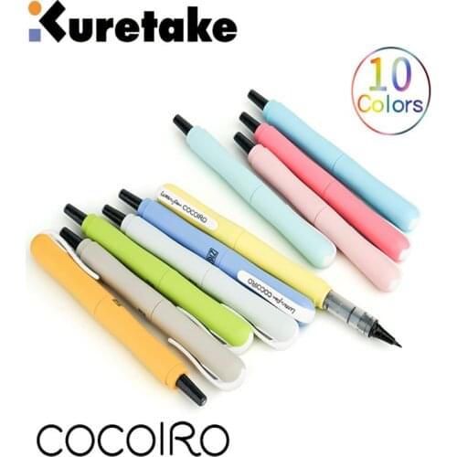 1PC ZIG Kuretake Cocoiro Calligraphy Brush Pen Refill Filling Creative Student stationery Supplies Scrapbooking supplies