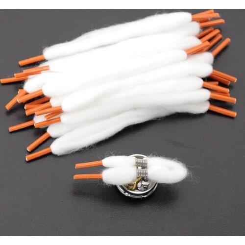 100PCS Shoelace Cotton Thread Cotn Wick Cotton Bacon Lighters Coil Wire Liquid absorbing oil guide cotton