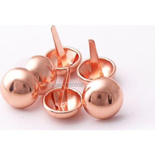 50pcs /lot Rose Gold color Diy Embellishment Decoration Scrapbooking Handmade Photo Album Frame Decoration